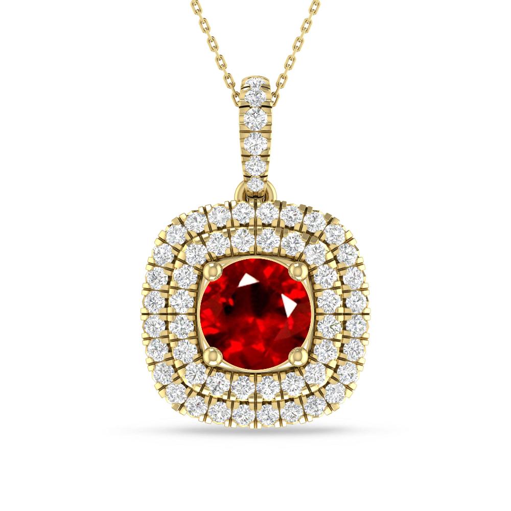 Yellow Gold - Ruby
