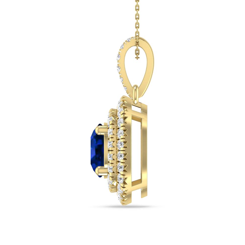 Yellow Gold - Sapphire