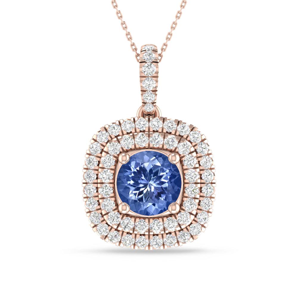 Rose Gold - Tanzanite