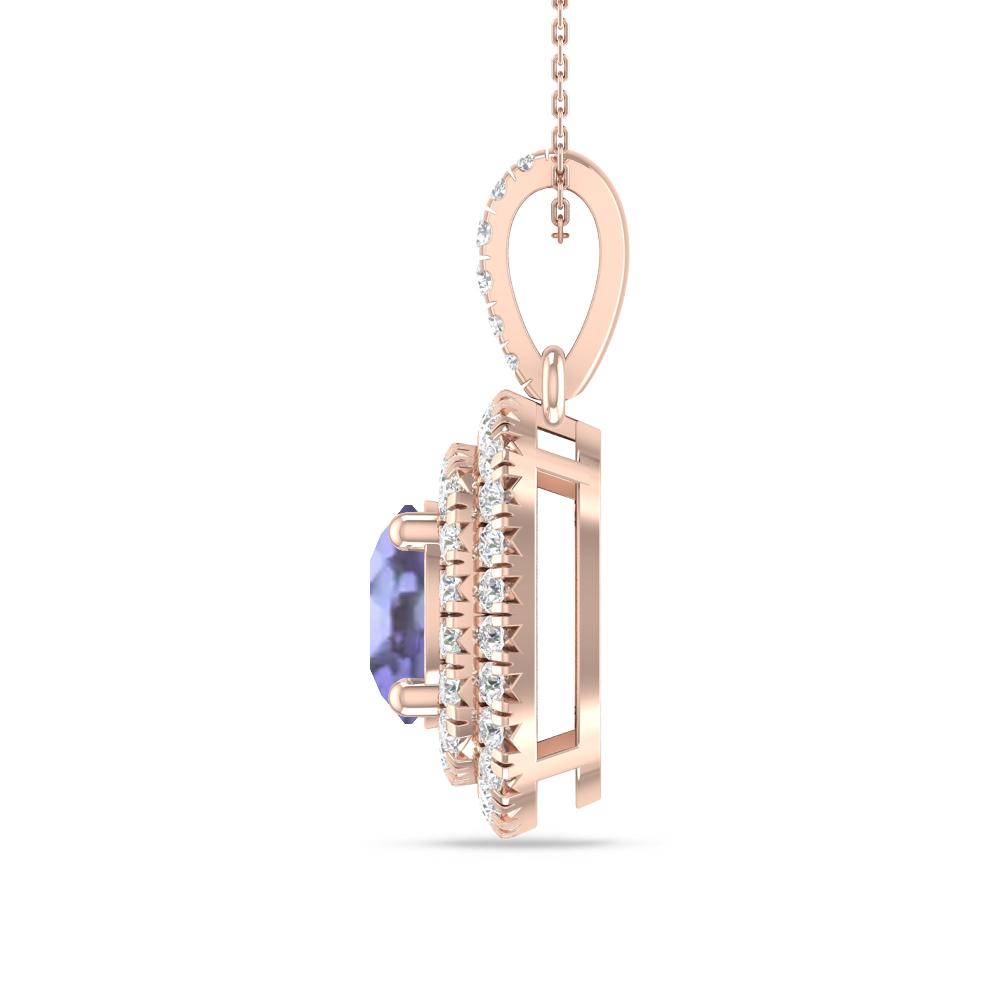 Rose Gold - Tanzanite
