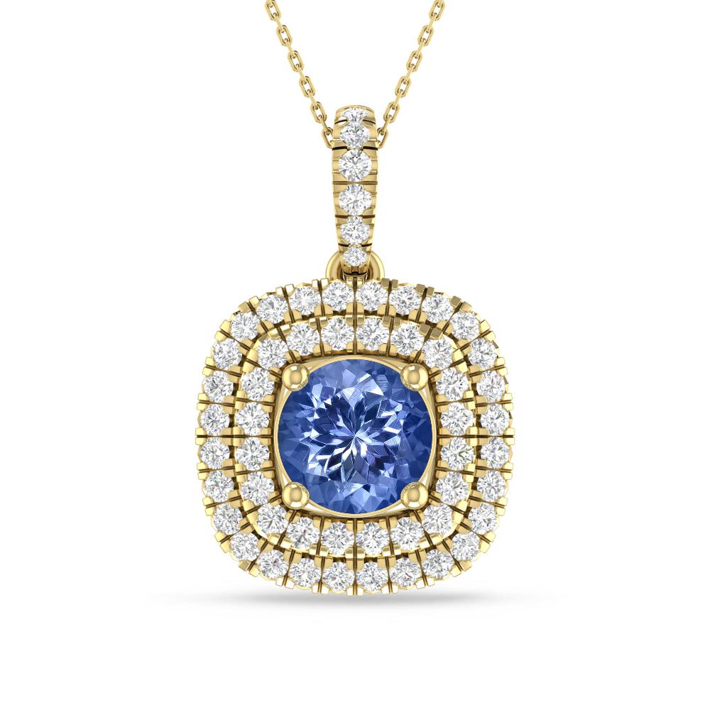 Yellow Gold - Tanzanite