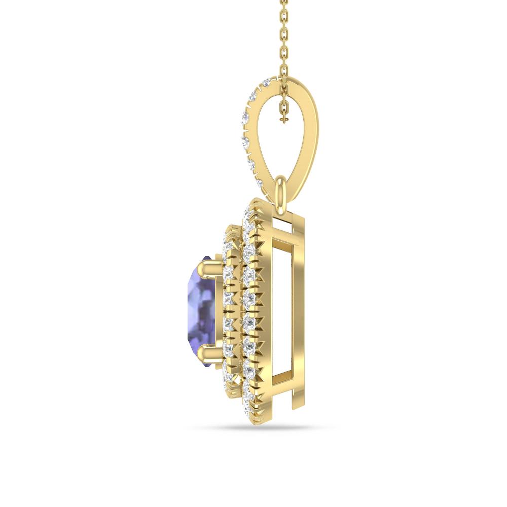 Yellow Gold - Tanzanite