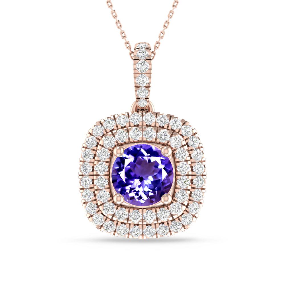 Rose Gold - Tanzanite
