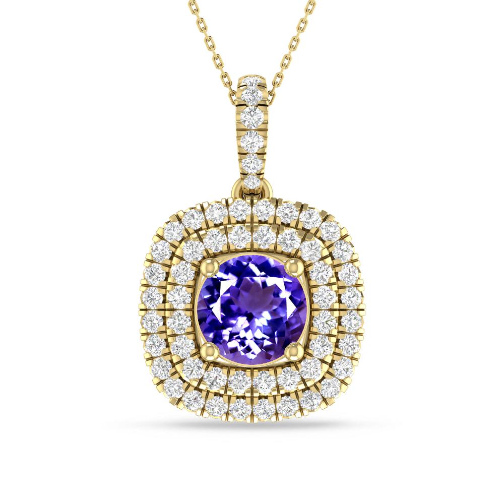 Yellow Gold - Tanzanite