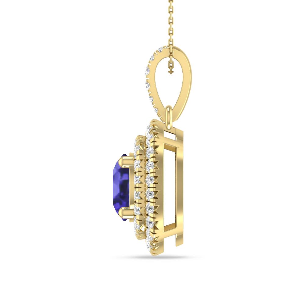 Yellow Gold - Tanzanite