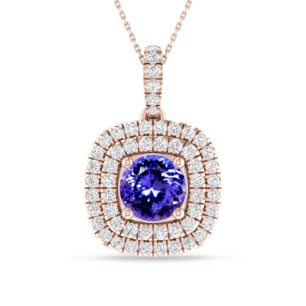 Rose Gold - Tanzanite