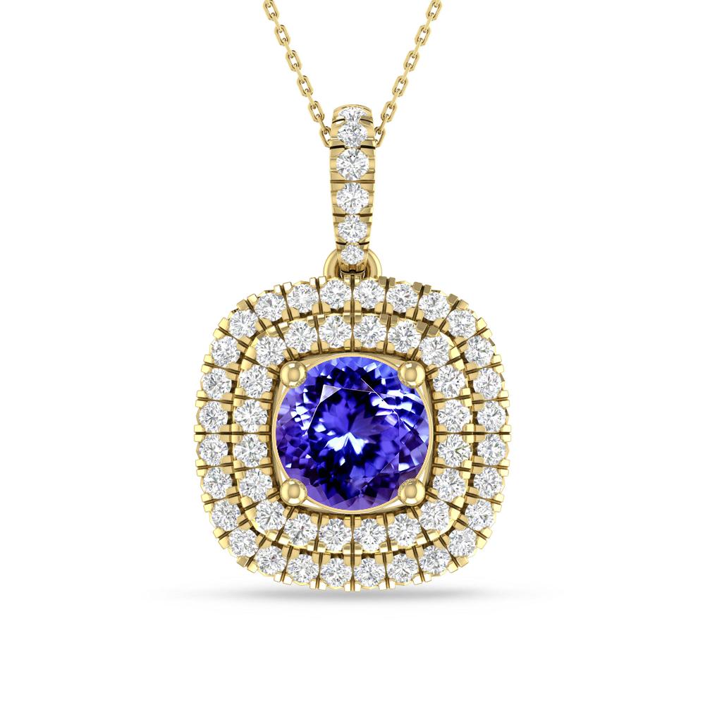 Yellow Gold - Tanzanite