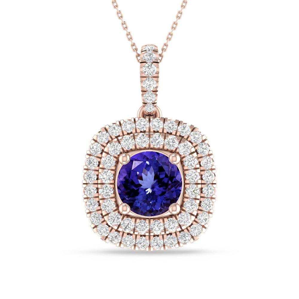 Rose Gold - Tanzanite