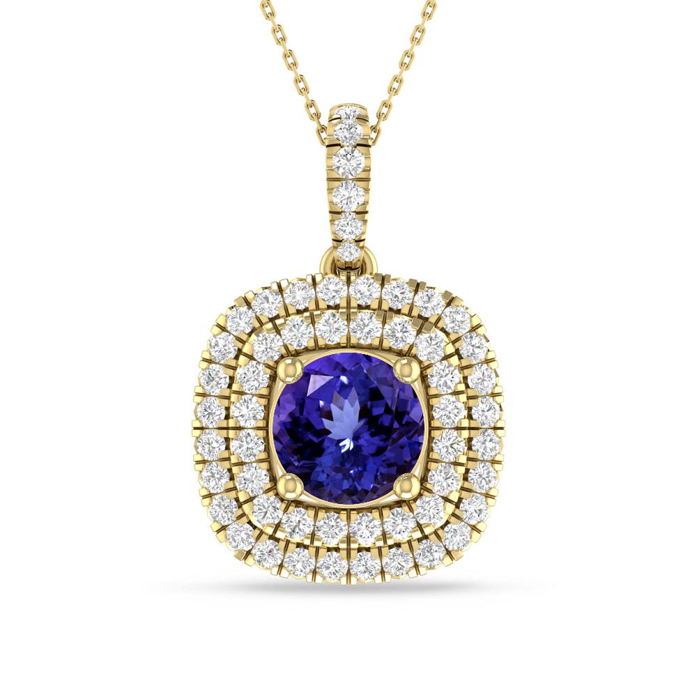 Yellow Gold - Tanzanite