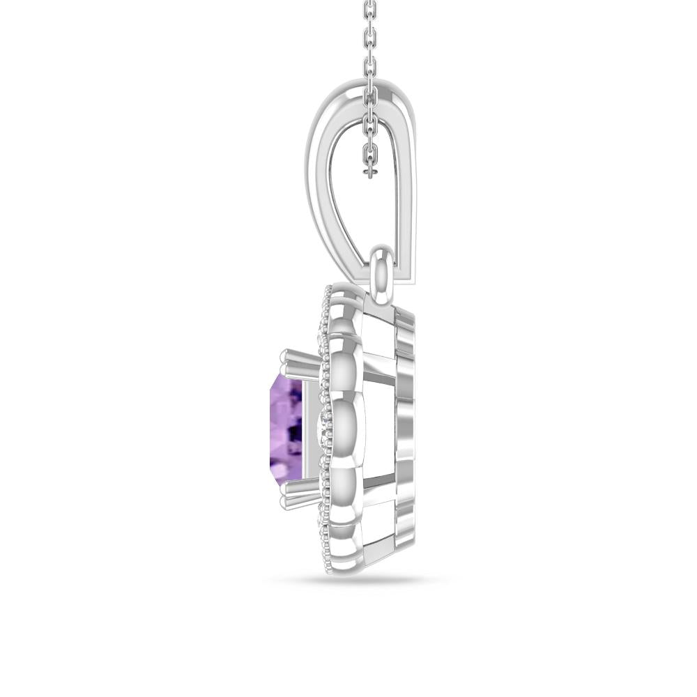 White Gold - Amethyst