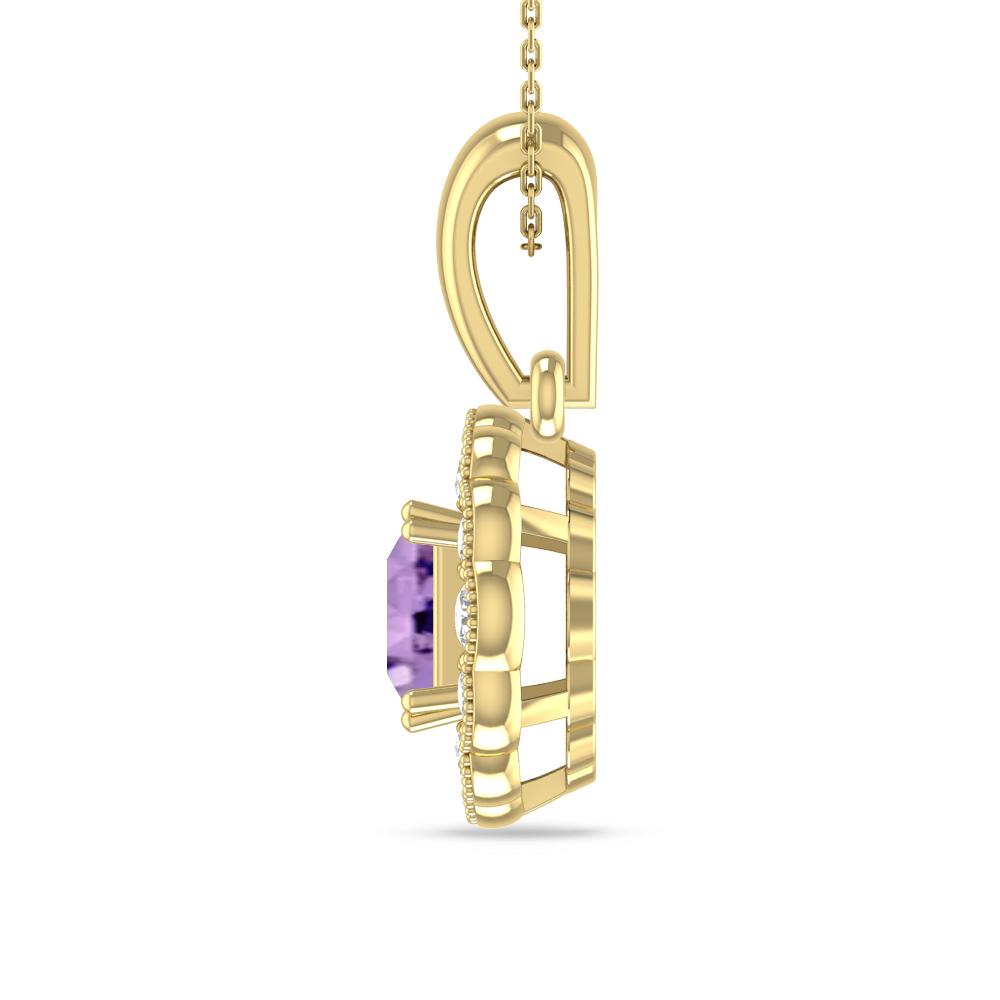 Yellow Gold - Amethyst