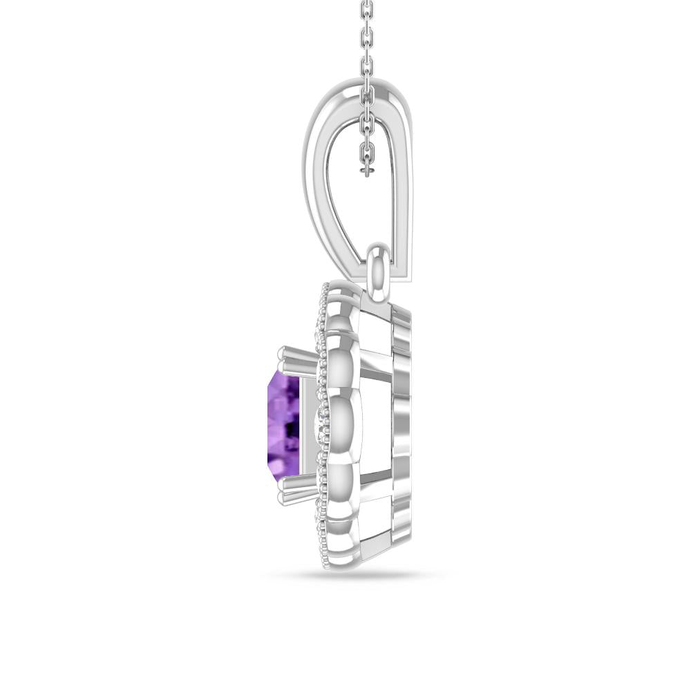 White Gold - Amethyst