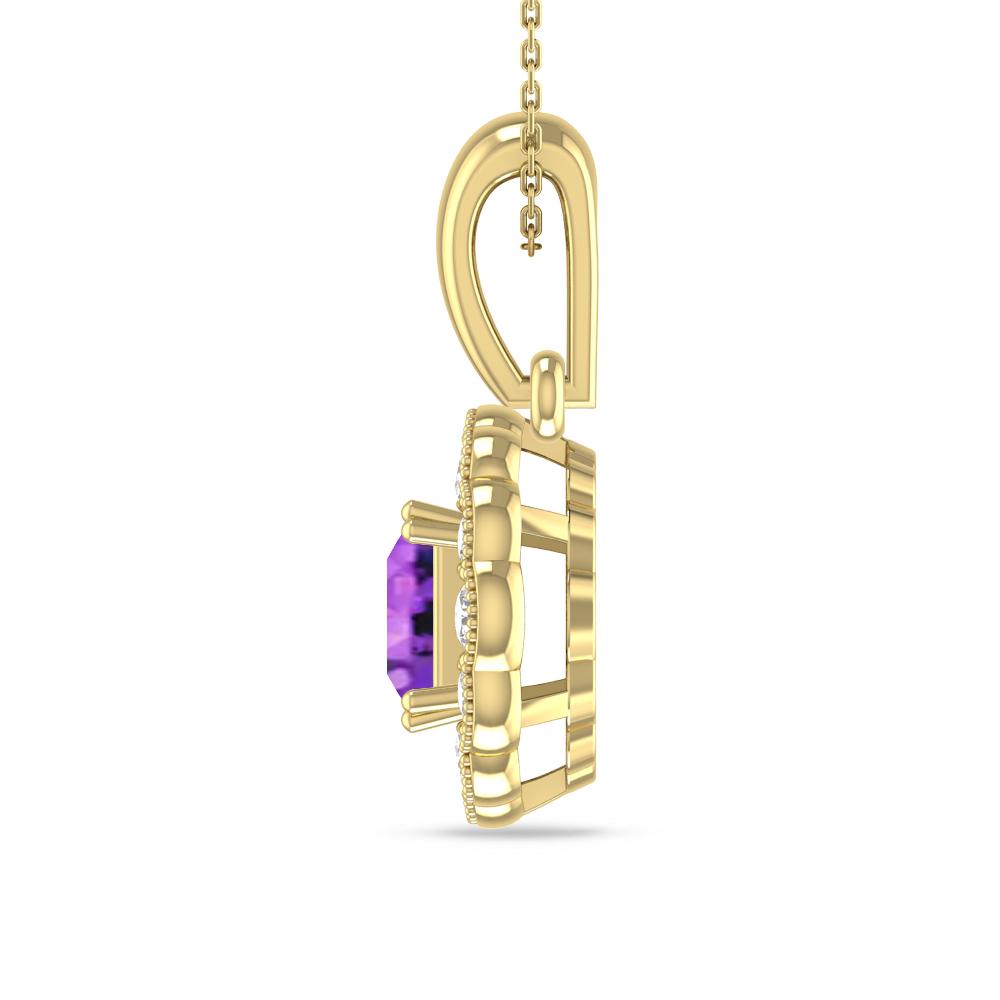 Yellow Gold - Amethyst