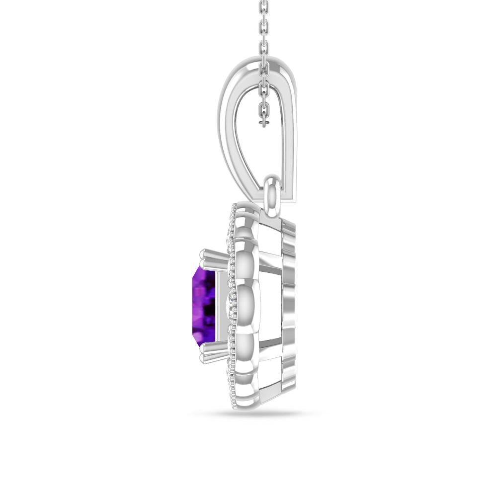 White Gold - Amethyst