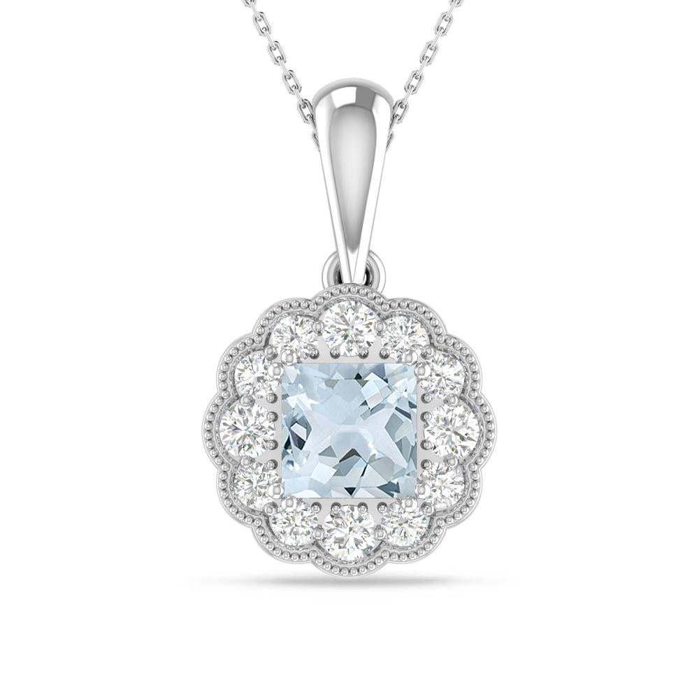 White Gold - Aquamarine