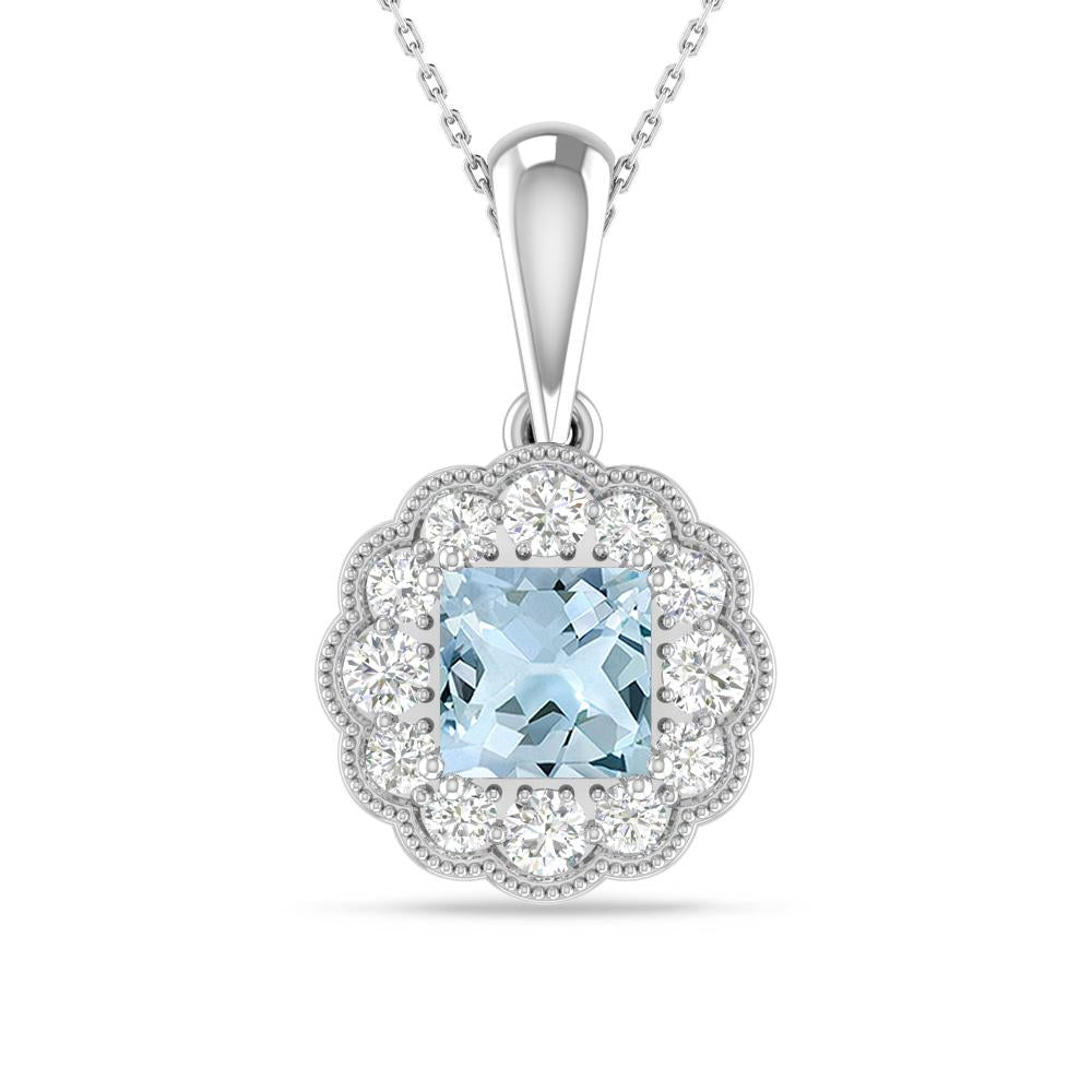 White Gold - Aquamarine