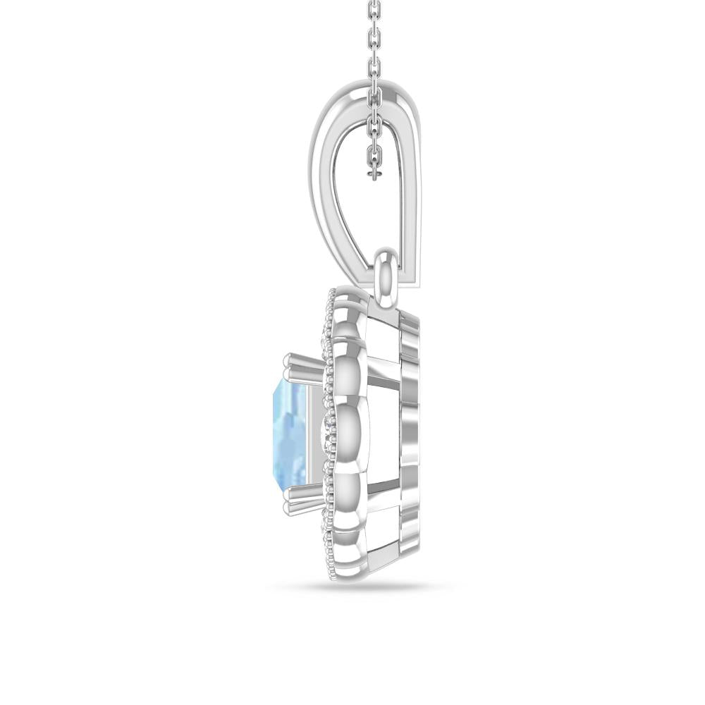 White Gold - Aquamarine