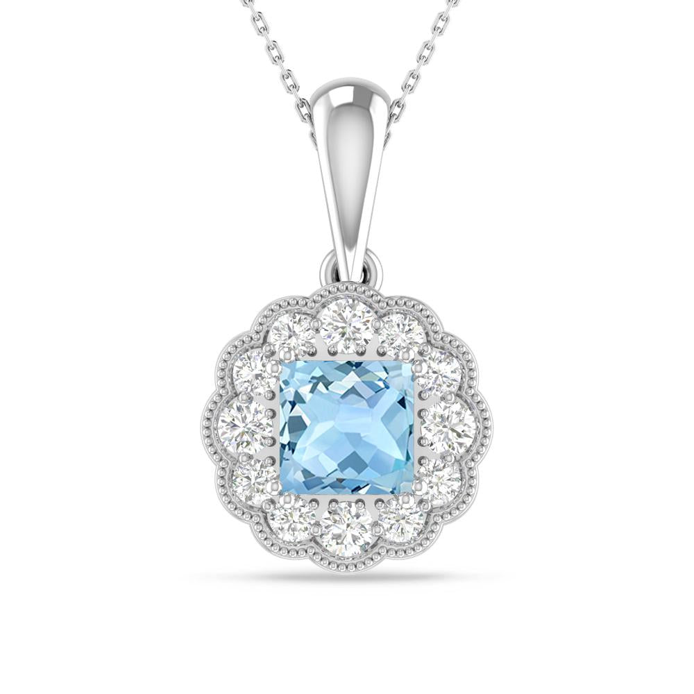 White Gold - Aquamarine