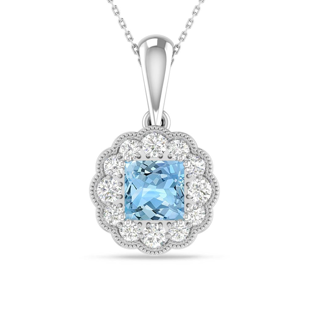 White Gold - Aquamarine