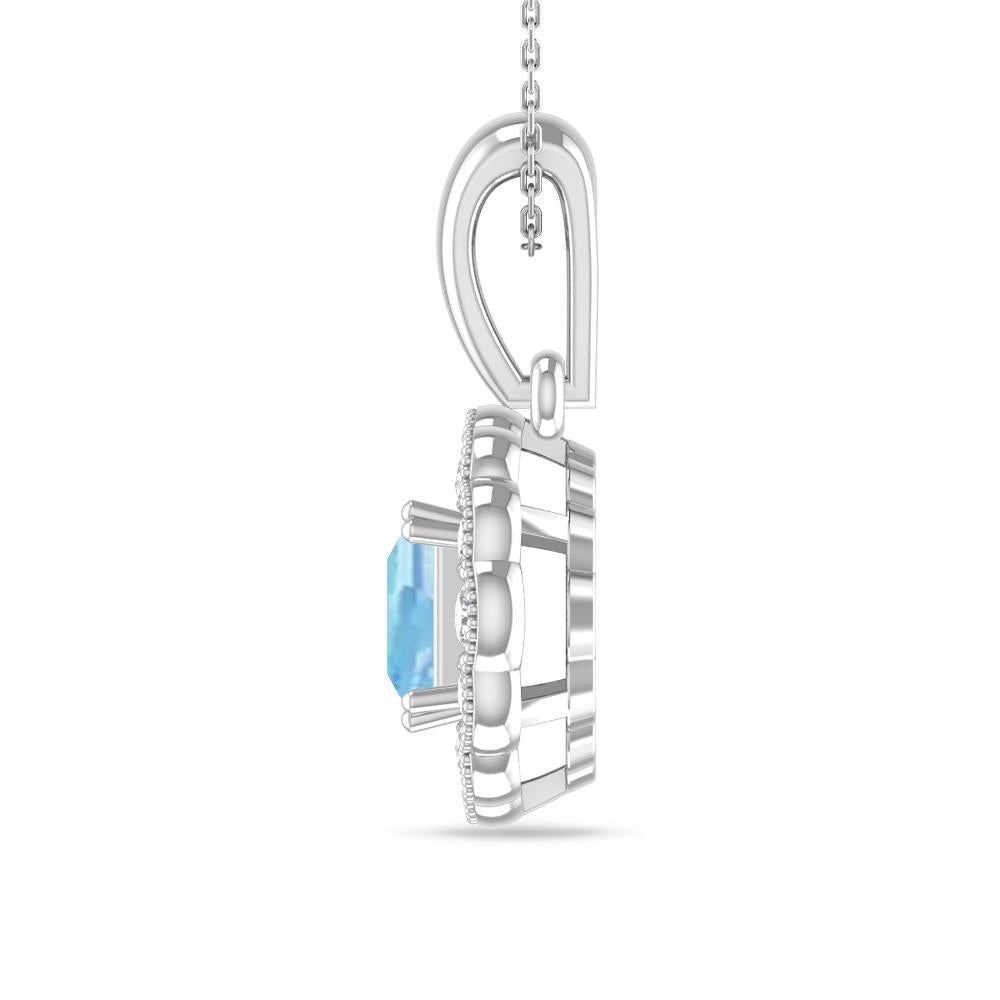 White Gold - Aquamarine