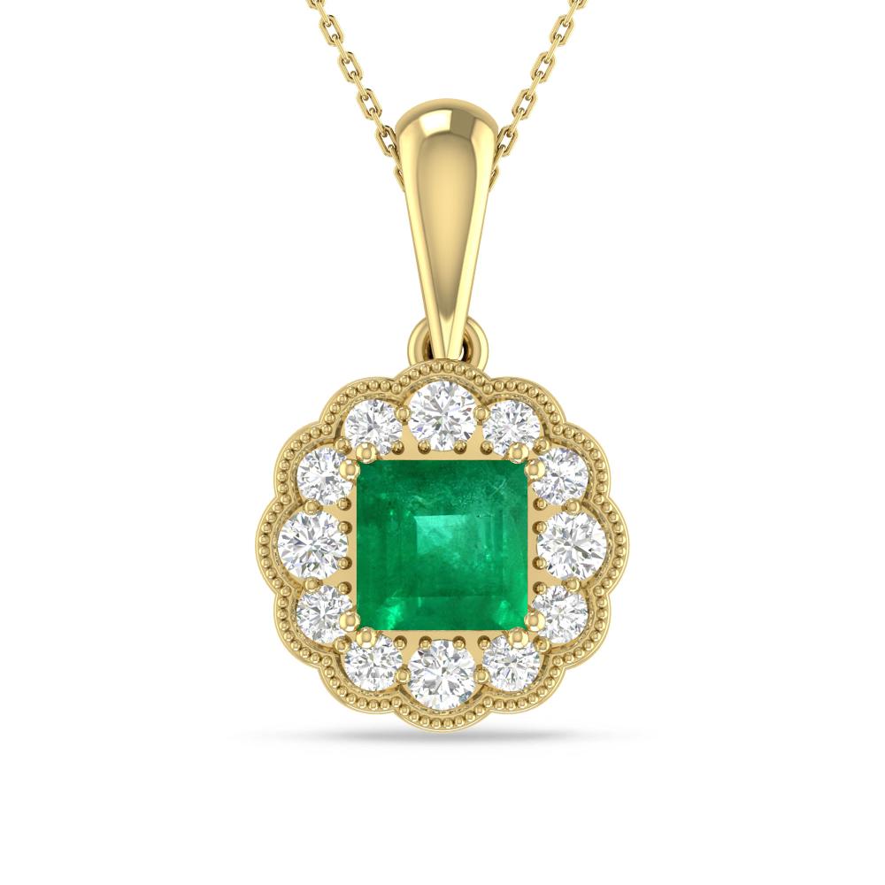 Yellow Gold - Emerald