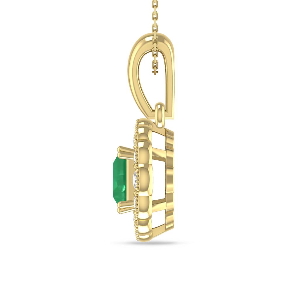 Yellow Gold - Emerald