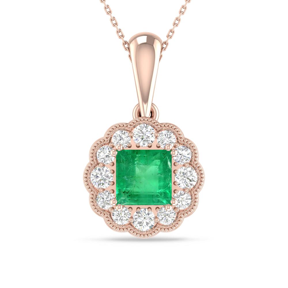 Rose Gold - Emerald
