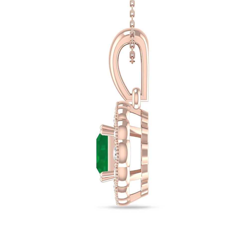 Rose Gold - Emerald