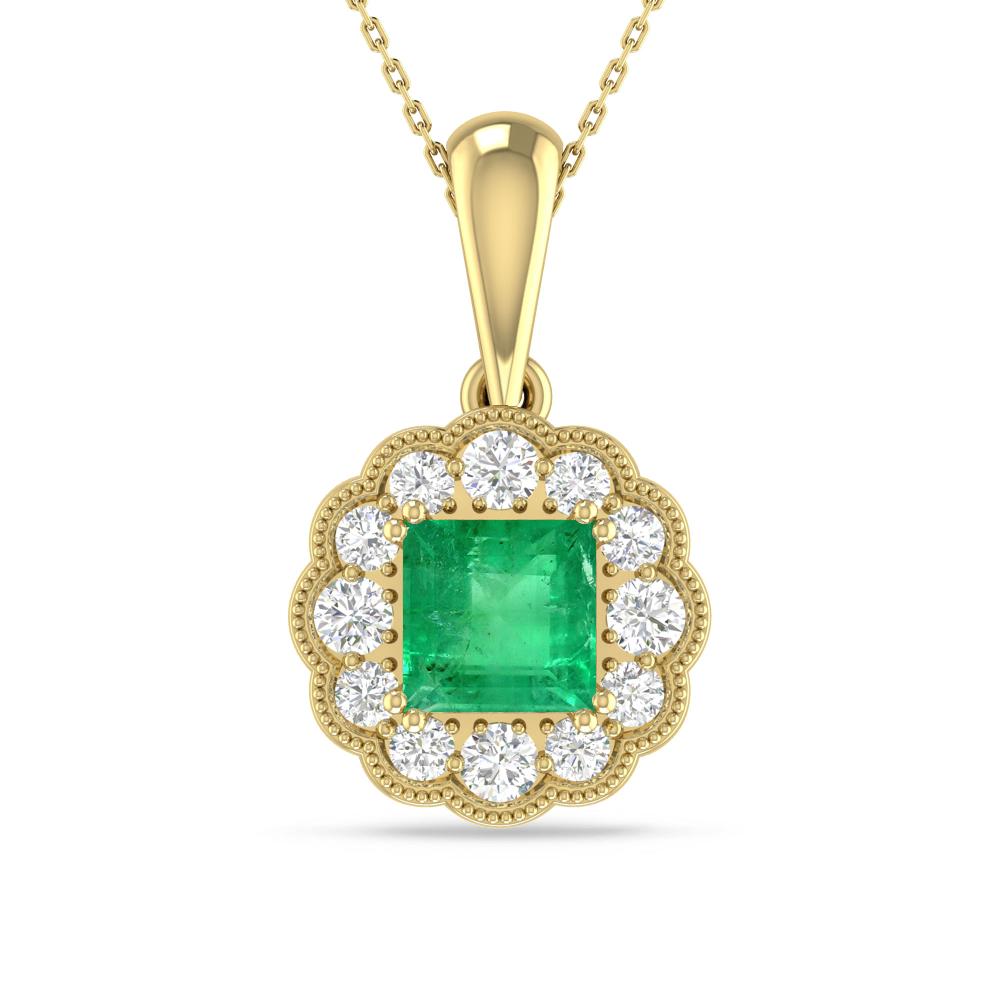 Yellow Gold - Emerald