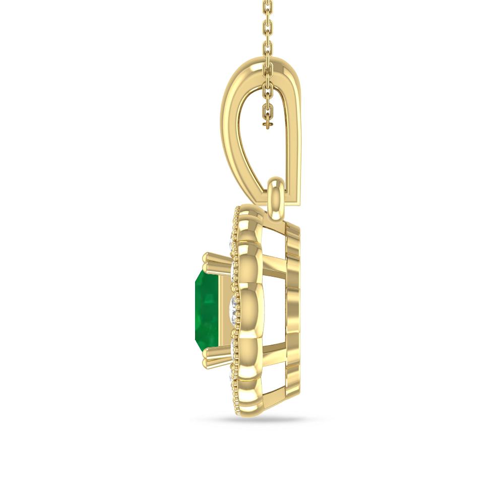 Yellow Gold - Emerald