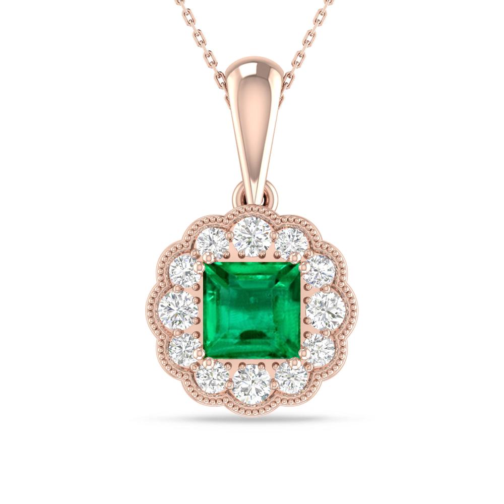 Rose Gold - Emerald