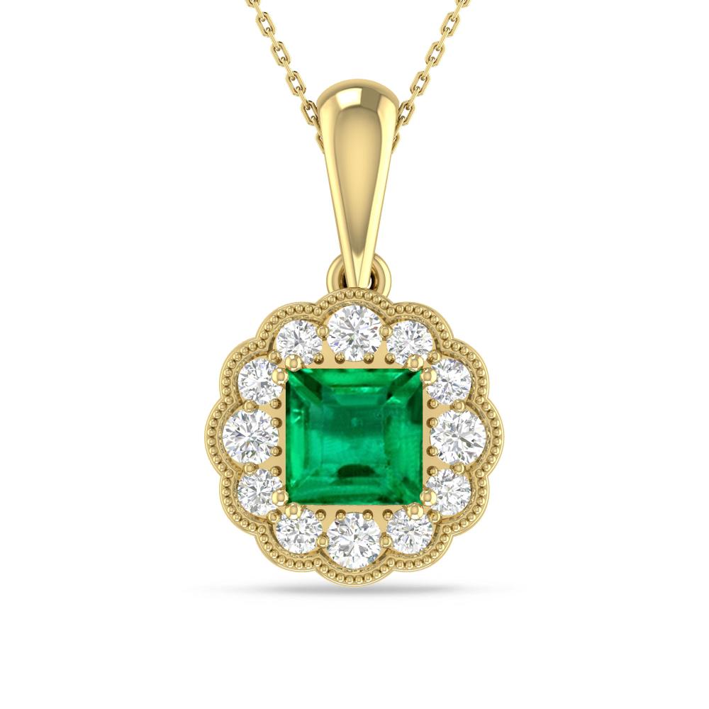 Yellow Gold - Emerald