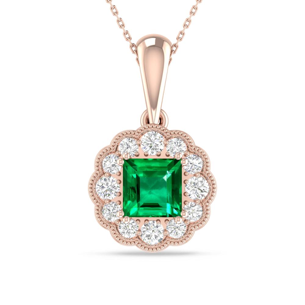 Rose Gold - Emerald