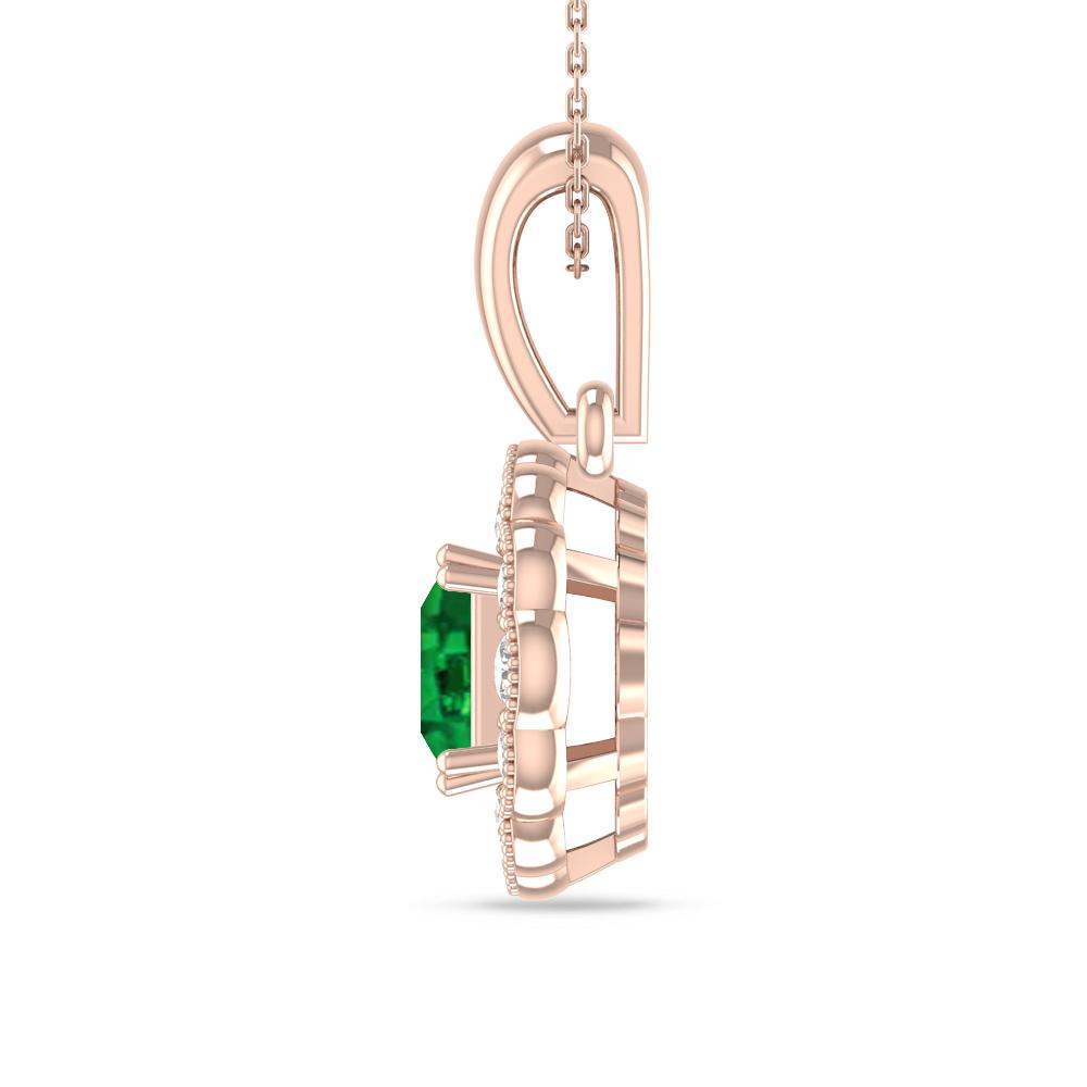 Rose Gold - Emerald