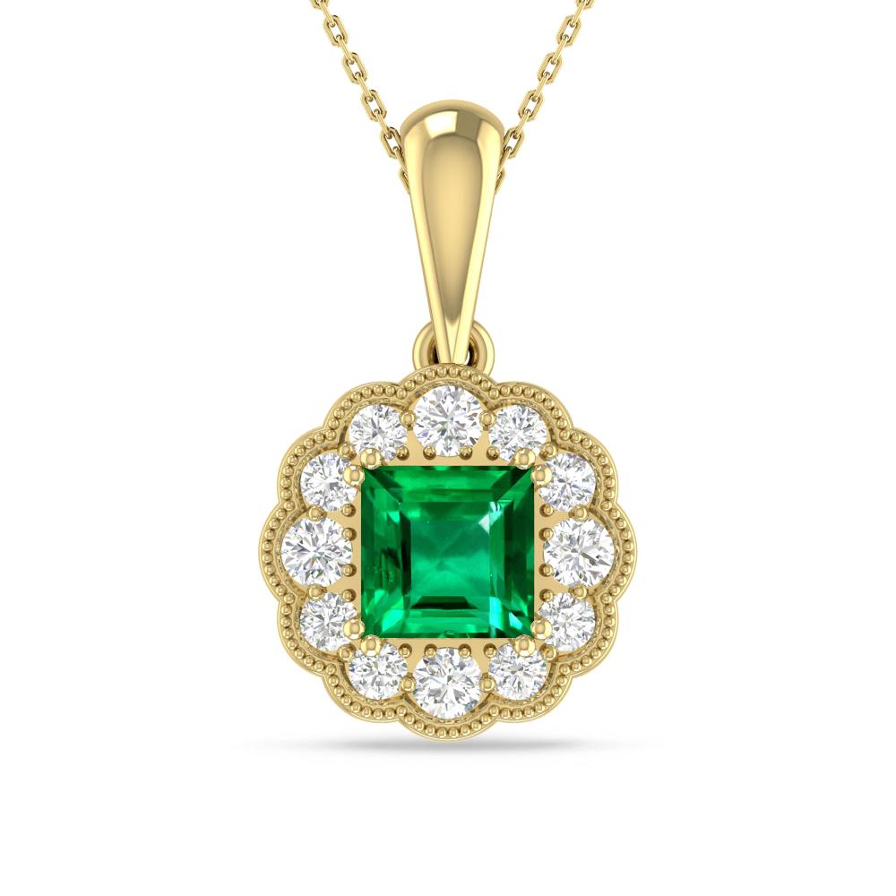 Yellow Gold - Emerald