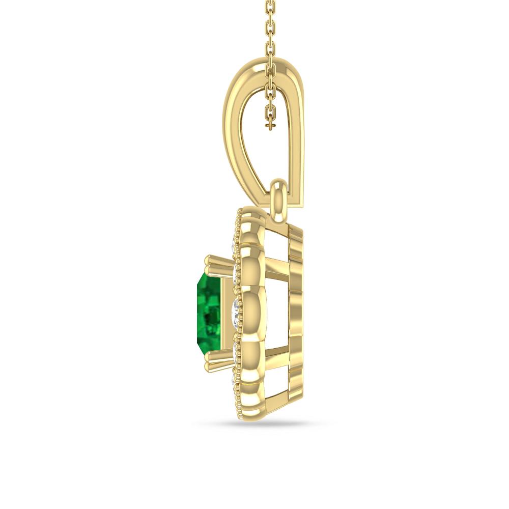 Yellow Gold - Emerald