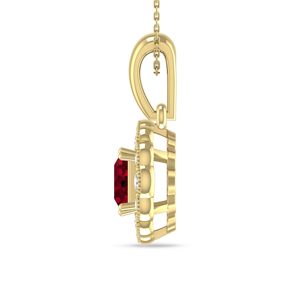 Yellow Gold - Garnet