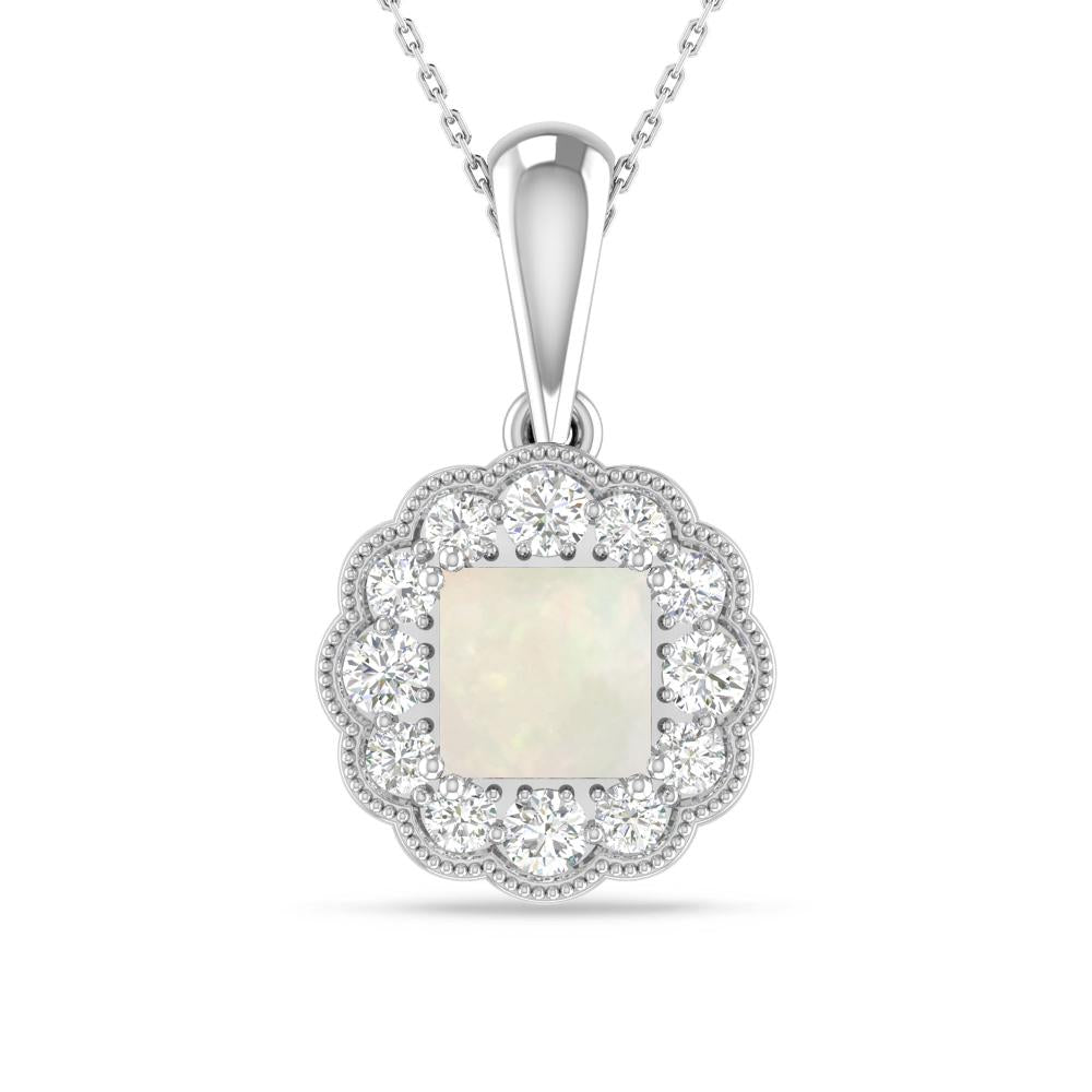 White Gold - Opal