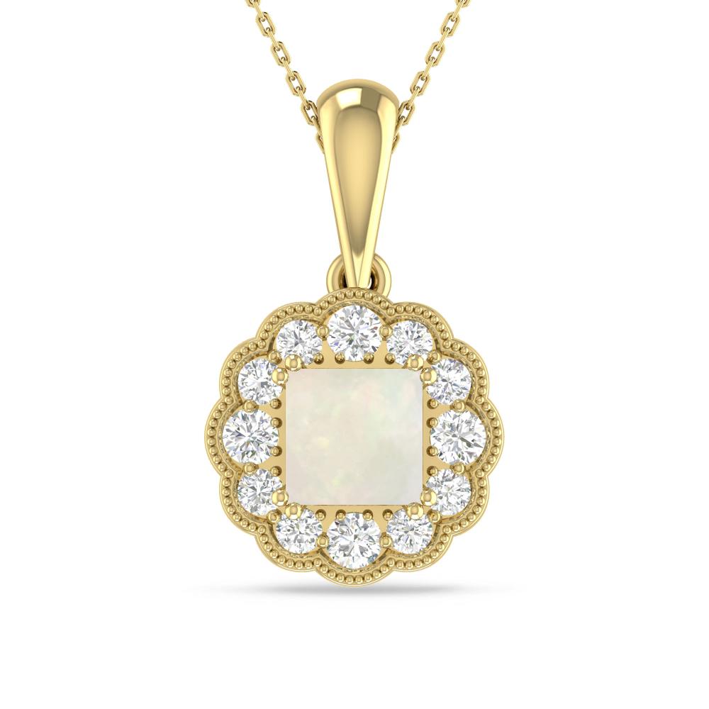 Yellow Gold - Opal