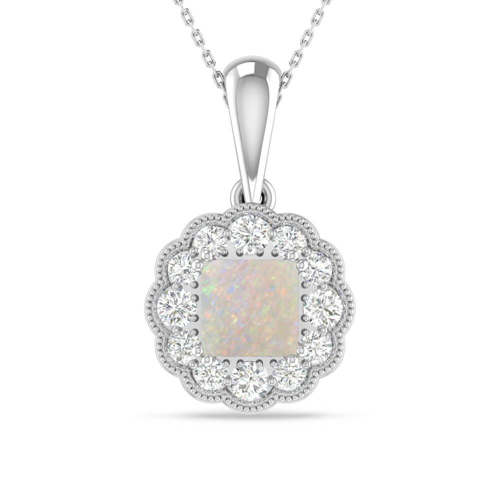 White Gold - Opal