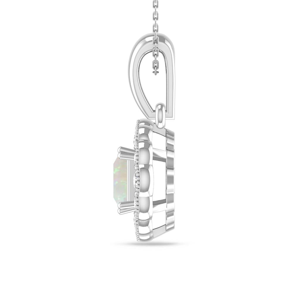 White Gold - Opal