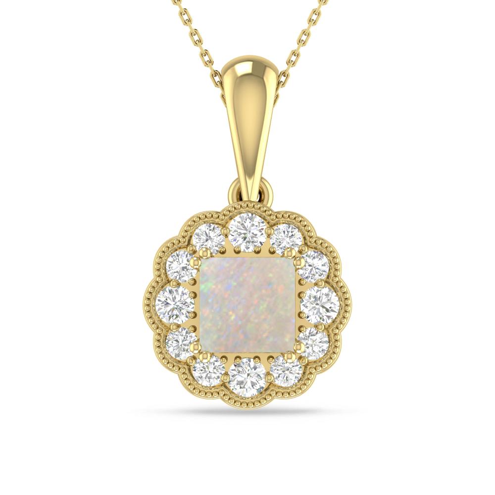 Yellow Gold - Opal