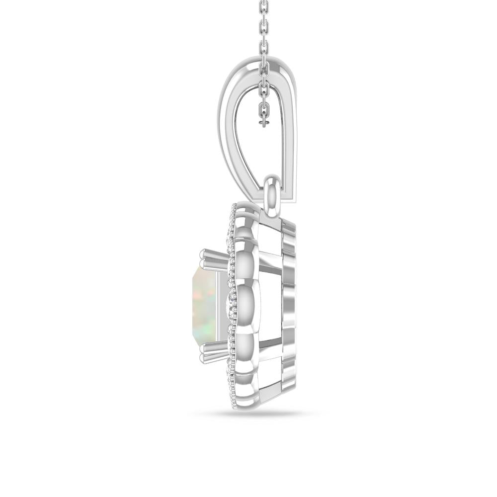 White Gold - Opal