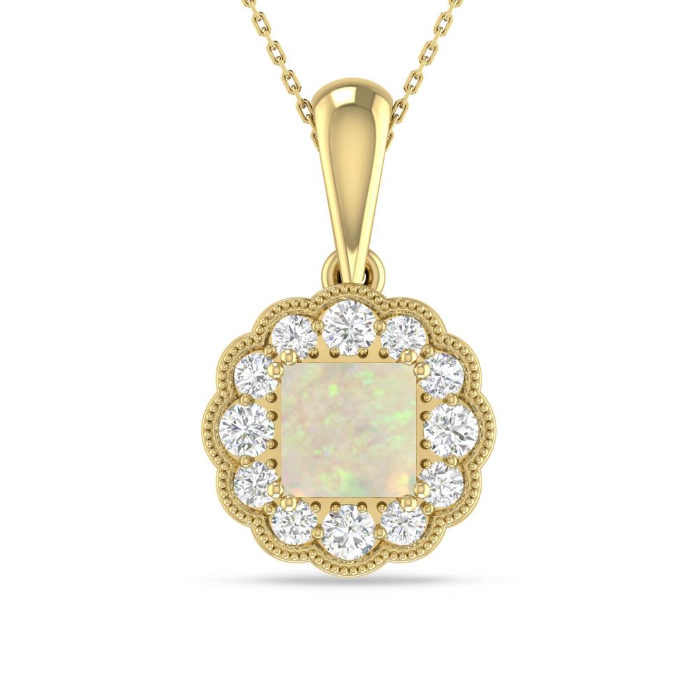 Yellow Gold - Opal