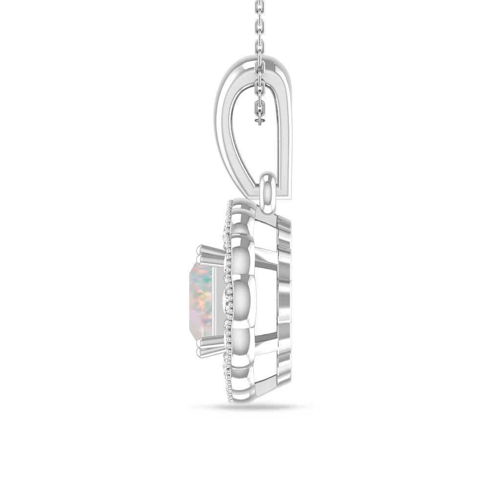 White Gold - Opal
