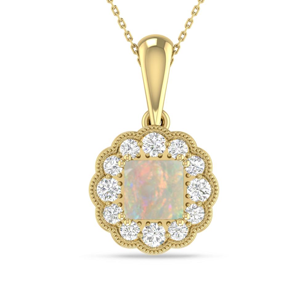 Yellow Gold - Opal