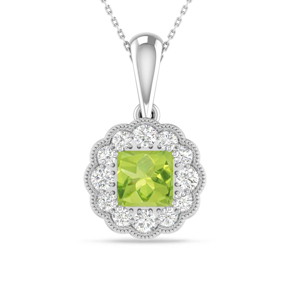 White Gold - Peridot