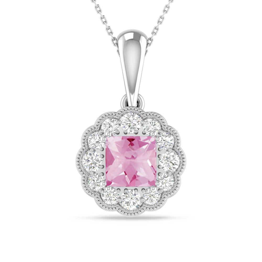 White Gold - Pink Tourmaline