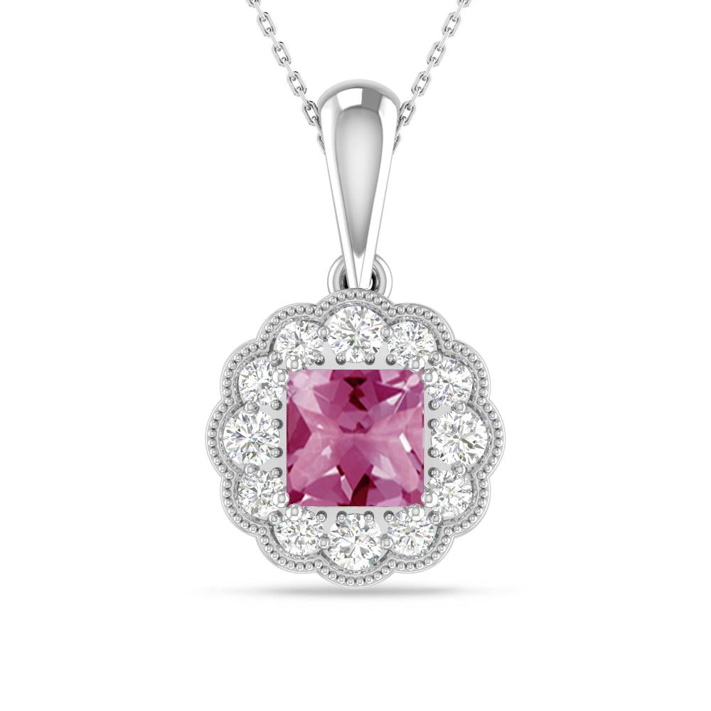White Gold - Pink Tourmaline