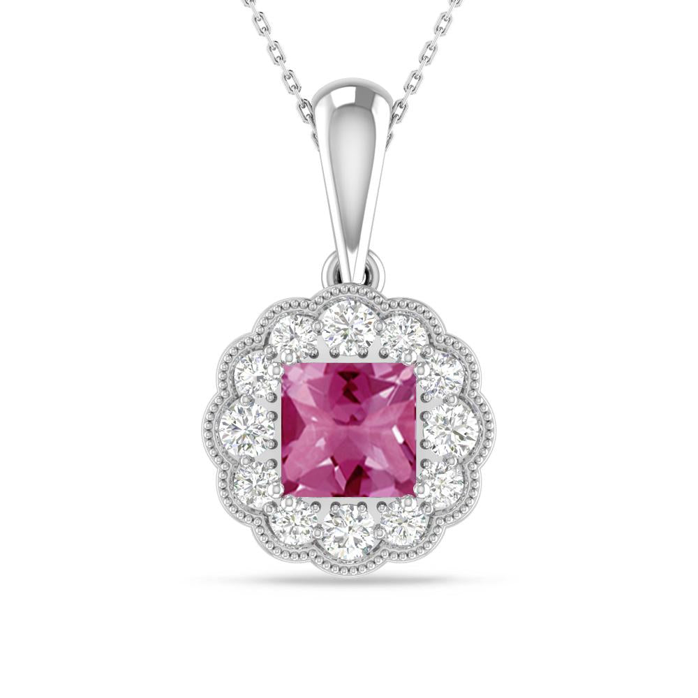 White Gold - Pink Tourmaline